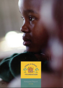 Inaugural Annual Report for Adopt-a-School Foundation.