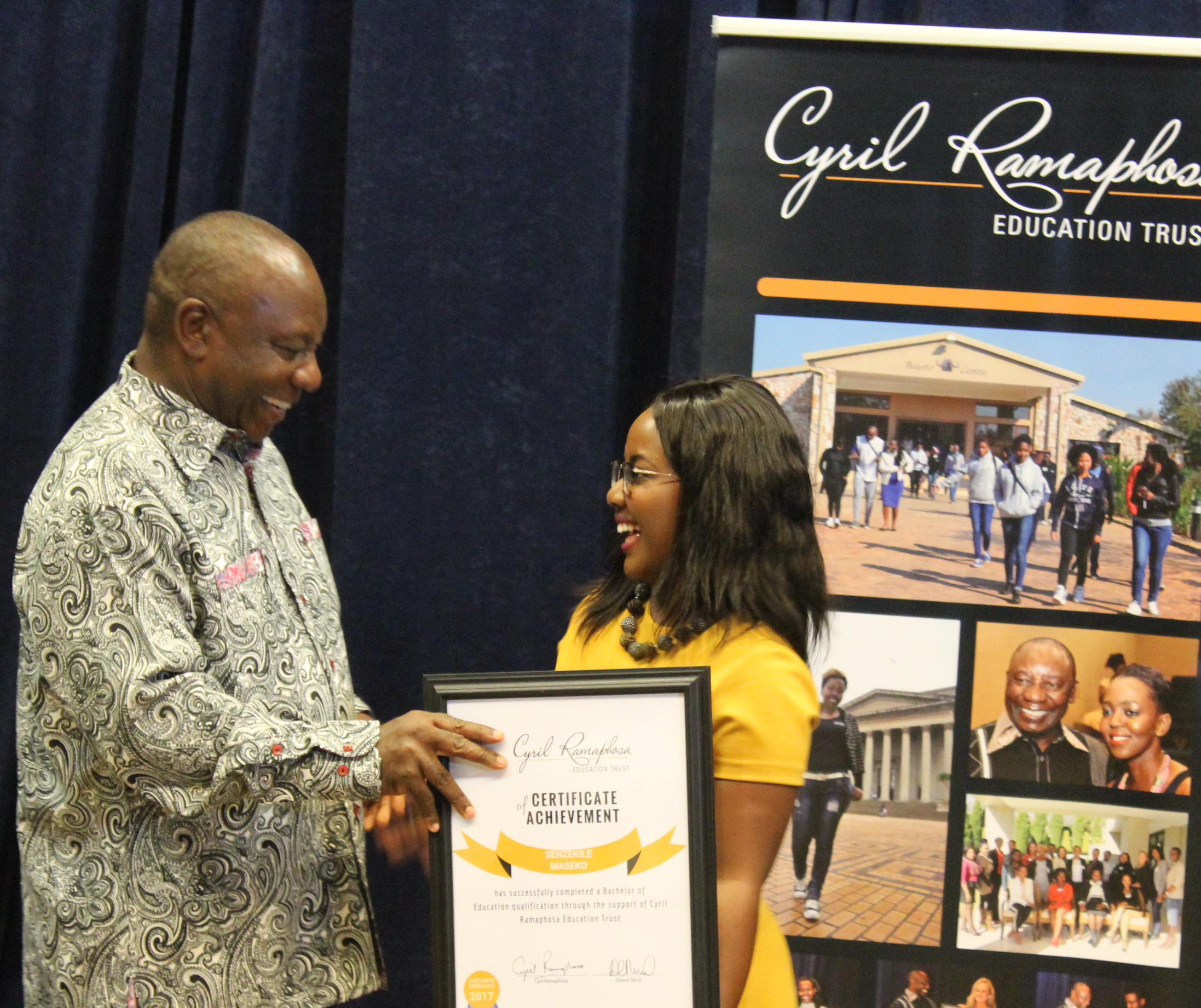 Exceptional Graduates Honoured At CRET Student Awards Cyril Ramaphosa Exceptional Graduates Honoured At CRET Student Awards Cyril Ramaphosa