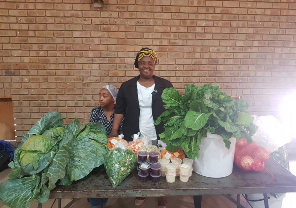 Maribe Agricultural display their fresh produce at the Agri-Expo Workshop