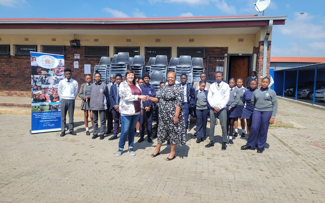 Mohloli Secondary School receives 213 school chairs donation