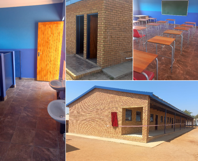 Joy as Adopt-a-School Foundation hands over an ablution block and classrooms at a school in need